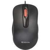 Defender Mouse optic cu fir DEFENDER Point MM-756, 3 butoane, 1000 dpi, Negru