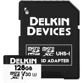 Delkin microSDXC Trail Cam Hyperspeed R100/W75 (V30) 128GB