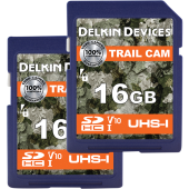 Delkin SDHC Trail Cam R100/W30 (V10) 16GB (2PK)