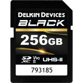 Delkin SDXC BLACK Rugged UHS-II R300/W250 (V90) 256GB (new)