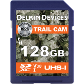 Delkin SDXC Trail Cam R100/W75 (V30) 128GB