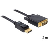 Delock Cable Displayport > DVI 24+1 m/m 2m