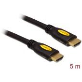 Delock Cable High Speed HDMI with Ethernet - HDMI A male > HDMI A male 4K 5m