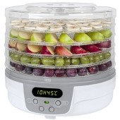 Deshidrator de fructe, legume si ciuperci TSA3031 250W 5 kg Alb / Gri