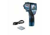 Detector termic Bosch Professional GIS 1000 C, 1000°C, precizie +/- 1°C, ecran TFT LCD + 4 Baterii AA si Adaptor inclus (Albastru)