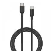 Devia Cablu Jelly Series Type-C la Type-C PD, 60W, 3A, 1,2m, Negru