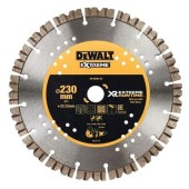 Disc diamantat segmentat, 230x22.2 mm, pentru beton si piatra, Dewalt