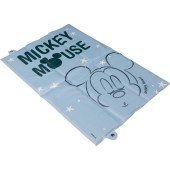 Disney Saltea pliabila pentru infasat Mickey Disney, spuma poliuretanica, 40 x 63 cm, 0 luni+, Albastru