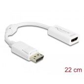 DisplayPort 1.1, tată > HDMI mamă, pasiv, alb