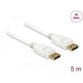 Displayport DP -> DP St/St 5.00m Alb 4K