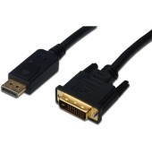 DisplayPort DPort -> DVI(24+1) St/St 8K 2m inte bulk