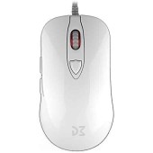 DM1 FPS Pearl White Gaming - RGB, white, glossy