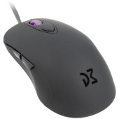 DM1 FPS Smoke Gray Gaming - RGB, Gri, mat