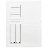 Dosar plic, carton, 230 gr/mp, alb