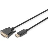 DP la DVI-D, 3,0m, sw