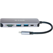 DUB-2325/E 5-IN-1 USB-C + CARD READER