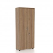 Dulap birou STANDARD 80 x 40 x 192 cm PAL 2 usi stejar DULAP BIROU STANDARD 80X40X192 CM PAL 2USI 4POL STEJAR