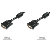 DVI-D Male - DVI-D Male, Dual Link, 2m, negru