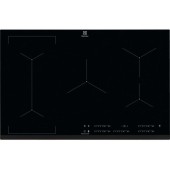 Electrolux Plita incorporabila Electrolux EIV835, Inductie, 5 zone de gatit, Hob2Hood, Bridge, PowerBoost, Control touch, 78 cm, Sticla neagra