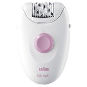 Epilator Braun SE1176, 20 pensete, 1 viteza, Alb/Roz