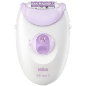 Epilator Braun SE3170, 20 pensete, 2 viteze, Alb/Mov