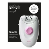 Epilator Braun Silk-épil 1 1-000, Soft Lift, 20 pensete, 1 viteza (Alb)