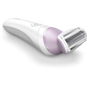 Epilator fara fir BRL136/00, Utilizare umed si uscat, Baterie reincarcabila, 4 accesorii, Alb/Roz