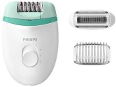 Epilator Philips BRE245/00, 2 viteze (Alb/Verde)