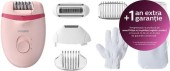 Epilator Philips Satinelle Essential BRE285/00, 2 viteze (Roz)