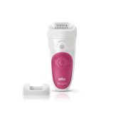 Epilator Silk-epil Braun 5/500 SensoSmart, Pensete MicroGrip (Alb/Roz)