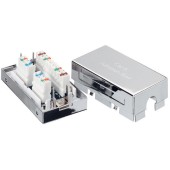 Equip junction box for cat.6 lan cable shielded