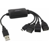 ESPERANZA ESPERANZA EA158 Hub 4 Porty USB 2.0 - 3 x USB, 1 x microUSB.