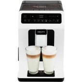 Espressor automat Krups Evidence EA890110, 1450 W, 2.3 L, 15 bar, Alb/Negru