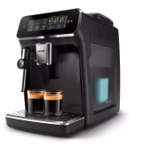 Espressor automat Philips EP3321/40, sistem de spumare a laptelui, 5 bauturi, rasnita, ecran tactil (Negru)