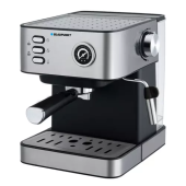 Espressor Blaupunkt CMP312, 15 Bar, 850W, rezervor 1.6 l, cappuccino, argintiu cu negru