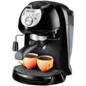 Espressor manual DeLonghi EC201CD.B, 1050 W, 1 L, 15 bar, Negru