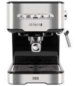 Espressor manual Teesa TSA4010, 850 W, 15 Bari, 1.5 L (Negru/Argintiu)