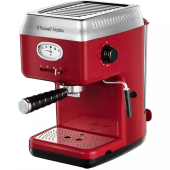 Espressor Russell Hobbs Retro Ribbon Red 28250-56, 1350 W, 15 bari, 1.1 l, Rosu/Inox