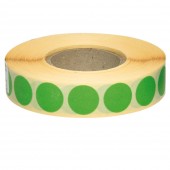 Etichete autoadezive rotunde 18 mm 2110 bucati/rola Etichete autoadezive rotunde 18 mm verde 2110 bucati/rola