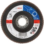 Expert for Metal - Disc lamelar, profil convex, 125x22.2 mm, granulatie 60, Se livreaza multiplu de 10, Pret/Bucata