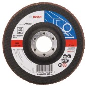 Expert for Metal - Disc lamelar, profil drept, 125x22.2 mm, granulatie 80, Se livreaza multiplu de 10, Pret/Bucata