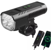 Far cu claxon bicicleta FY-336 1000 lumeni cu 8 moduri de iluminare