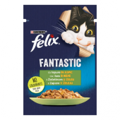 Felix Fantastic Adult, hrana umeda pentru pisici, Iepure, 85 gr