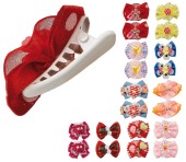 FERPLAST Fundiţe pentru căţei FLOWER, cu agrafă, 4x2x2cm, 2 bucăţi, div. modele