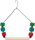 FERPLAST Leagăn pentru canari şi păsări exotice, lemn, 12,5xh17,5cm, div culori