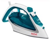 Fier de calcat Tefal EasyGliss Plus FV5718E0, 2500 W, 190 g/min, Durilium AirGlide, Calcare verticala, Auto OFF, Autosteam, (Alb/Albastru)