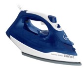 Fier de calcat Tefal Express Steam FV2838E0, 2400 W, Jet de abur 180 g/min, Abur variabil 0-40 g/min, 270 ml, Functie anticalcar (Alb/Albastru)