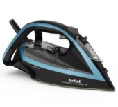 Fier de calcat Tefal Turbo Pro Anti-Calc FV5695E1, 3000 W, 0.3 L (Negru/Albastru)