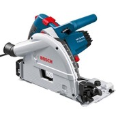 Fierastrau circular Bosch GKT 55 GCE, 1400 W, 6.250 rpm, 165 mm (Alb/Albastru)