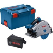 Fierastrau circular Bosch Professional GKT 18V-52 GC, 140 mm diametru panza, 2.800-5.000 RPM, modul Bluetooth, 1 panza fierastrau, sac colector praf